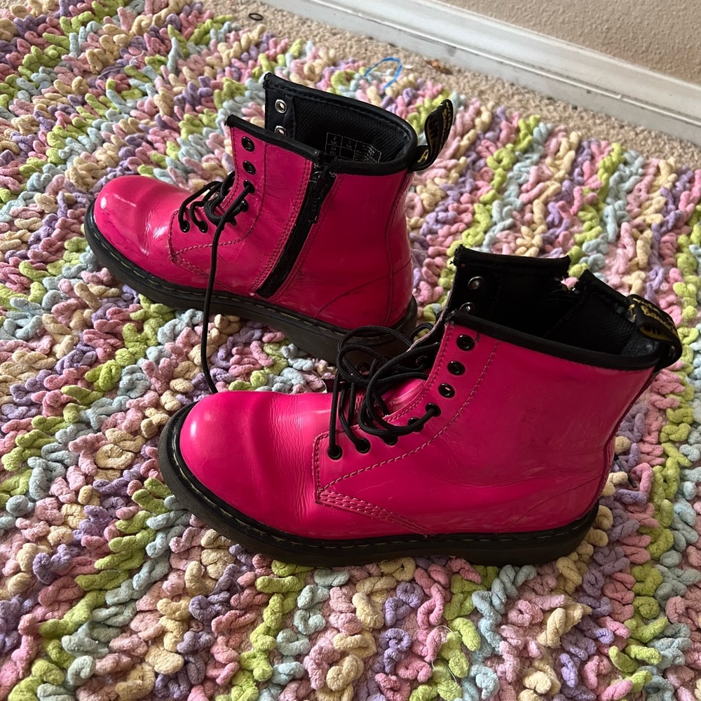 Pink Dr. Martens